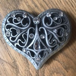 Treasure box embellished with crystals